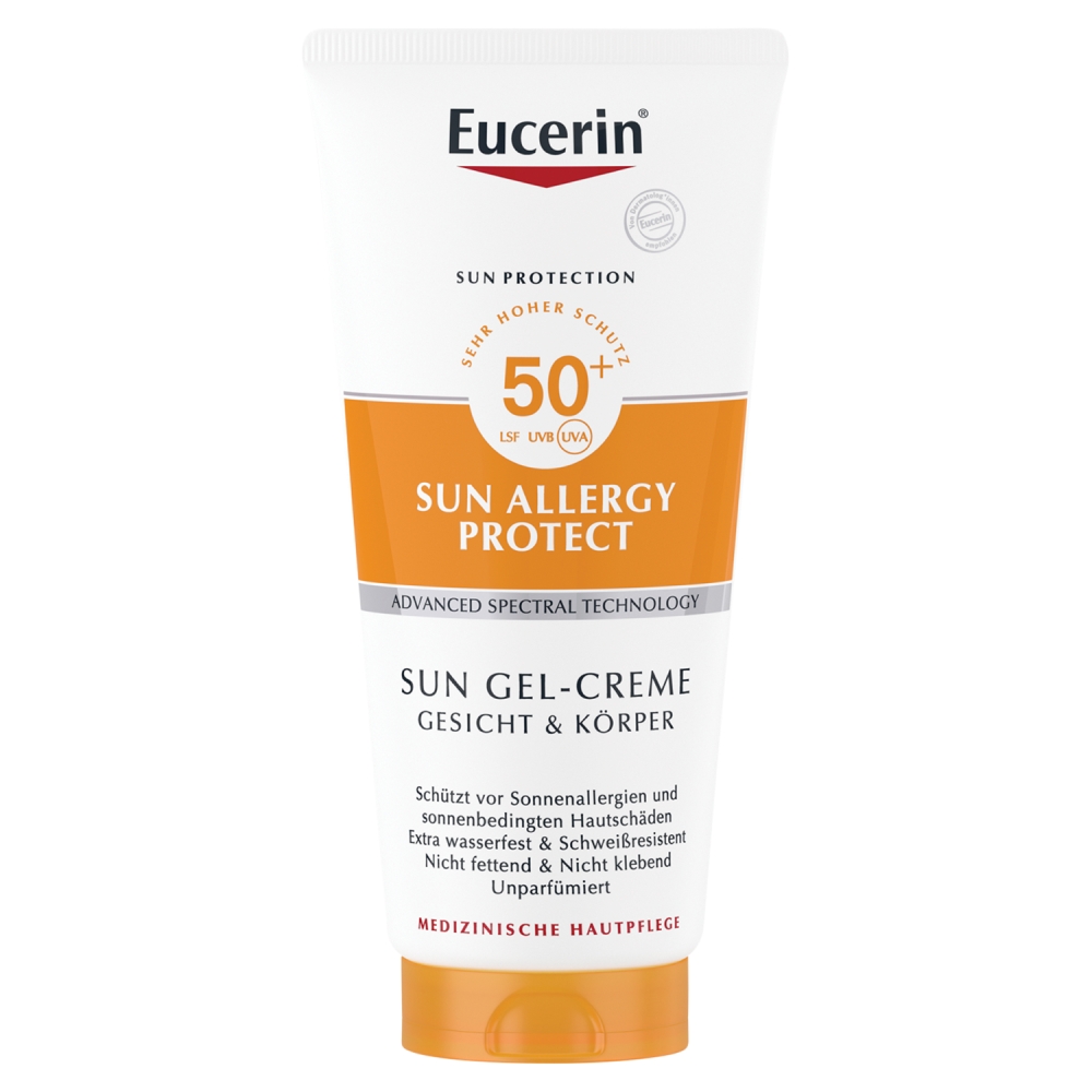 Eucerin Sun Allergy Protect SPF50+ Żel-krem ochronny do twarzy i ciała
