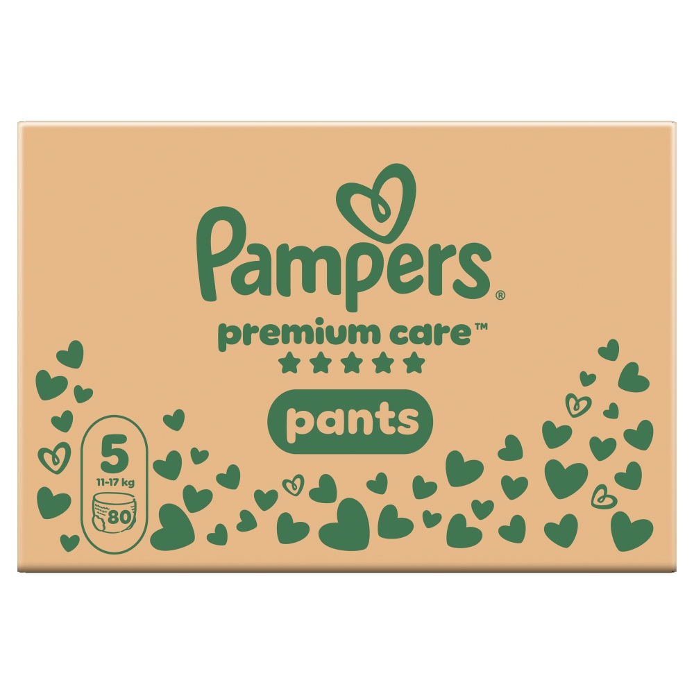 Pampers Premium Care Mth Pants Pieluchomajtki Rozm. 5 Junior, 80 szt.