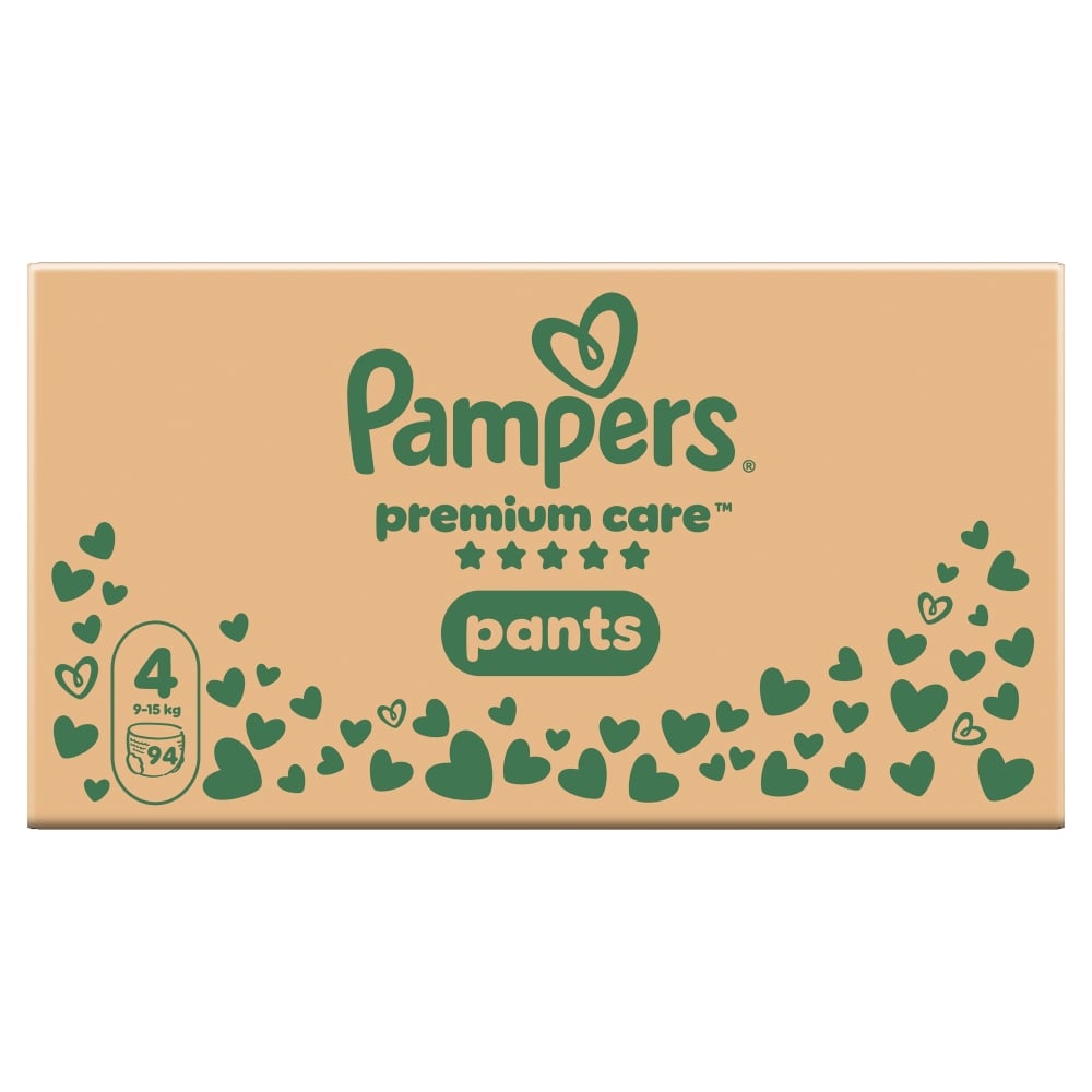 Pampers Premium Care Pants Pieluchomajtki Rozm. 4 Maxi, 94 szt.