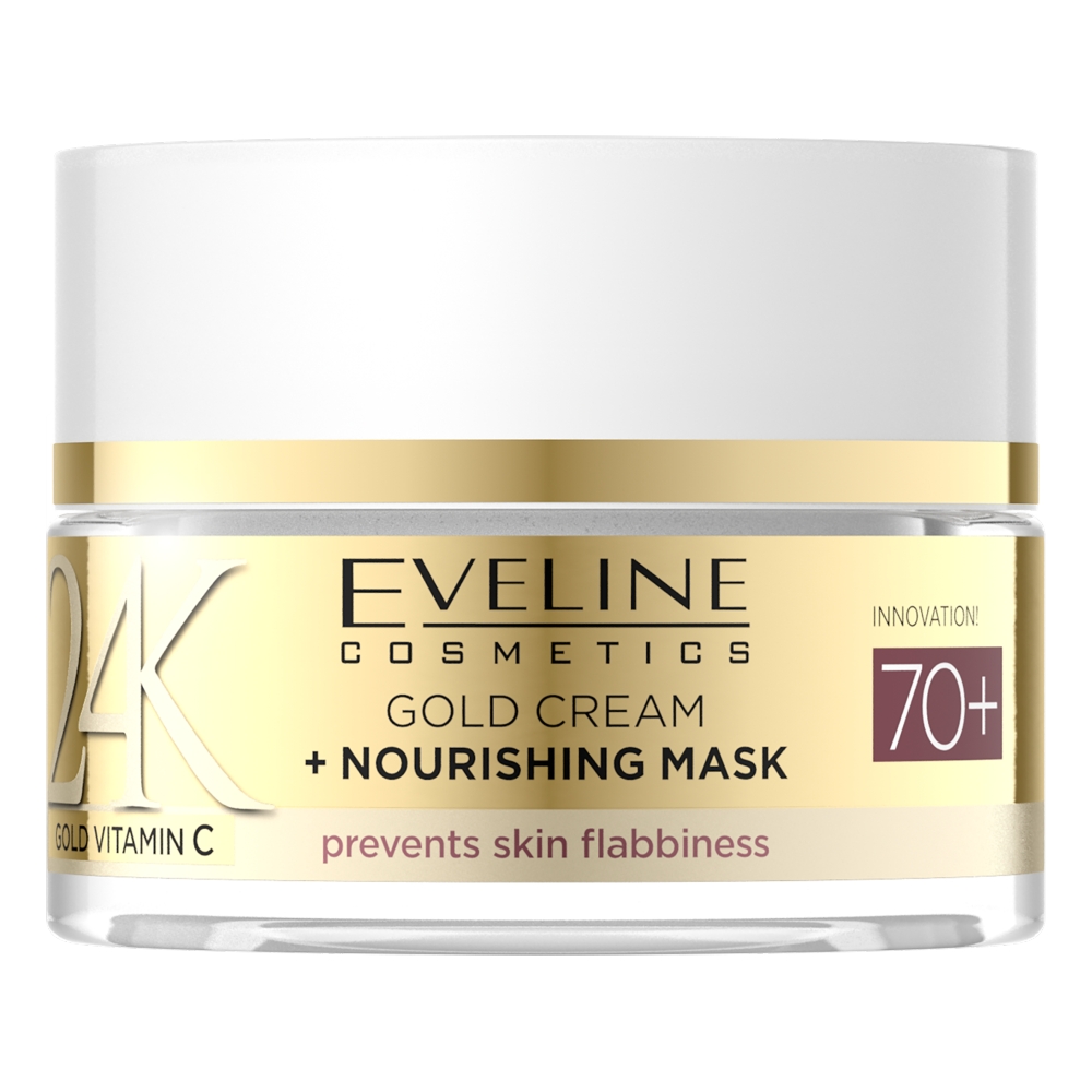 Eveline 24K Gold Vitamin C Krem do twarzy, 70+, 50,ml