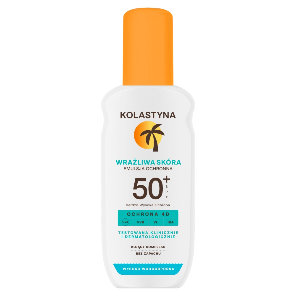 Kolastyna Sun Wrażliwa Skóra Emulsja do opalania w sprayu SPF 50+