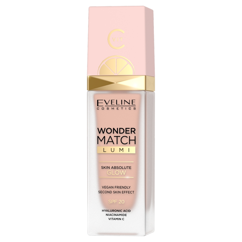 Eveline Wonder Match Lumi Podkład rozświetlający SPF 20, 10 Vanilla Vanilla