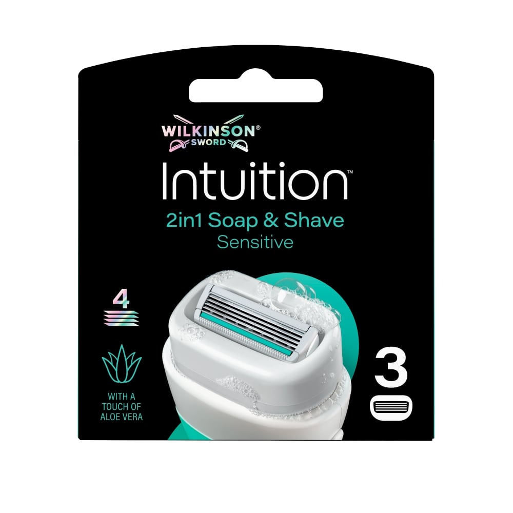 Wilkinson Intuition 2in1 Sensitive, wkłady, 3 szt.