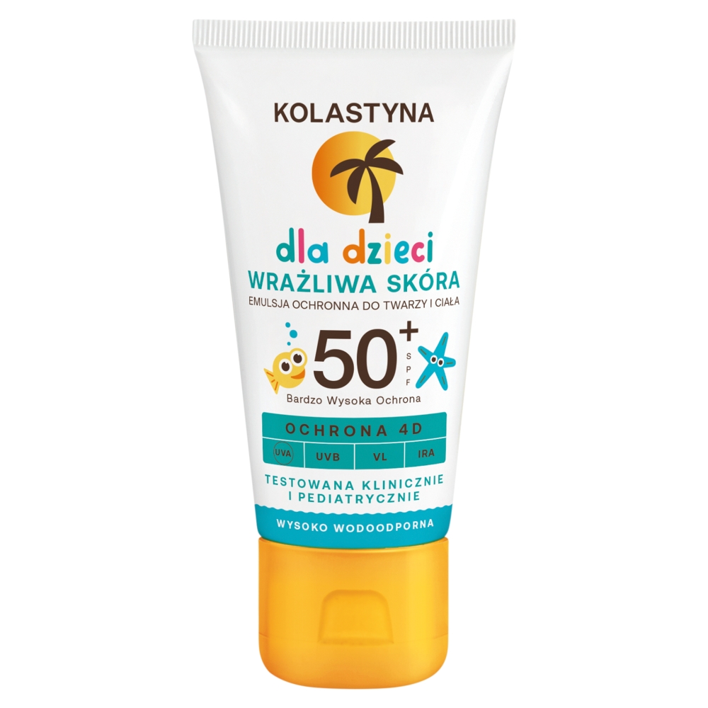 Kolastyna Sun Wrażliwa Skóra Emulsja ochronna dla dzieci, SPF50+ 