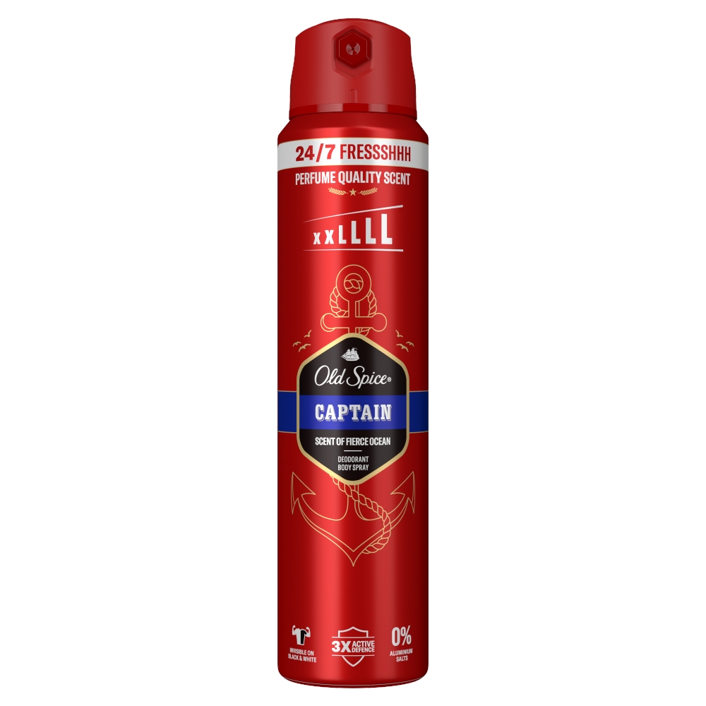 Old Spice Dezodorant w sprayu, Captain 