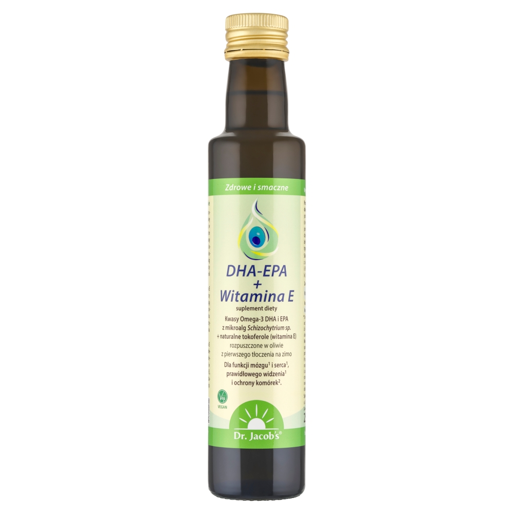 Dr. Jacobs DHA-EPA + Witamina E Olej, 250 ml
