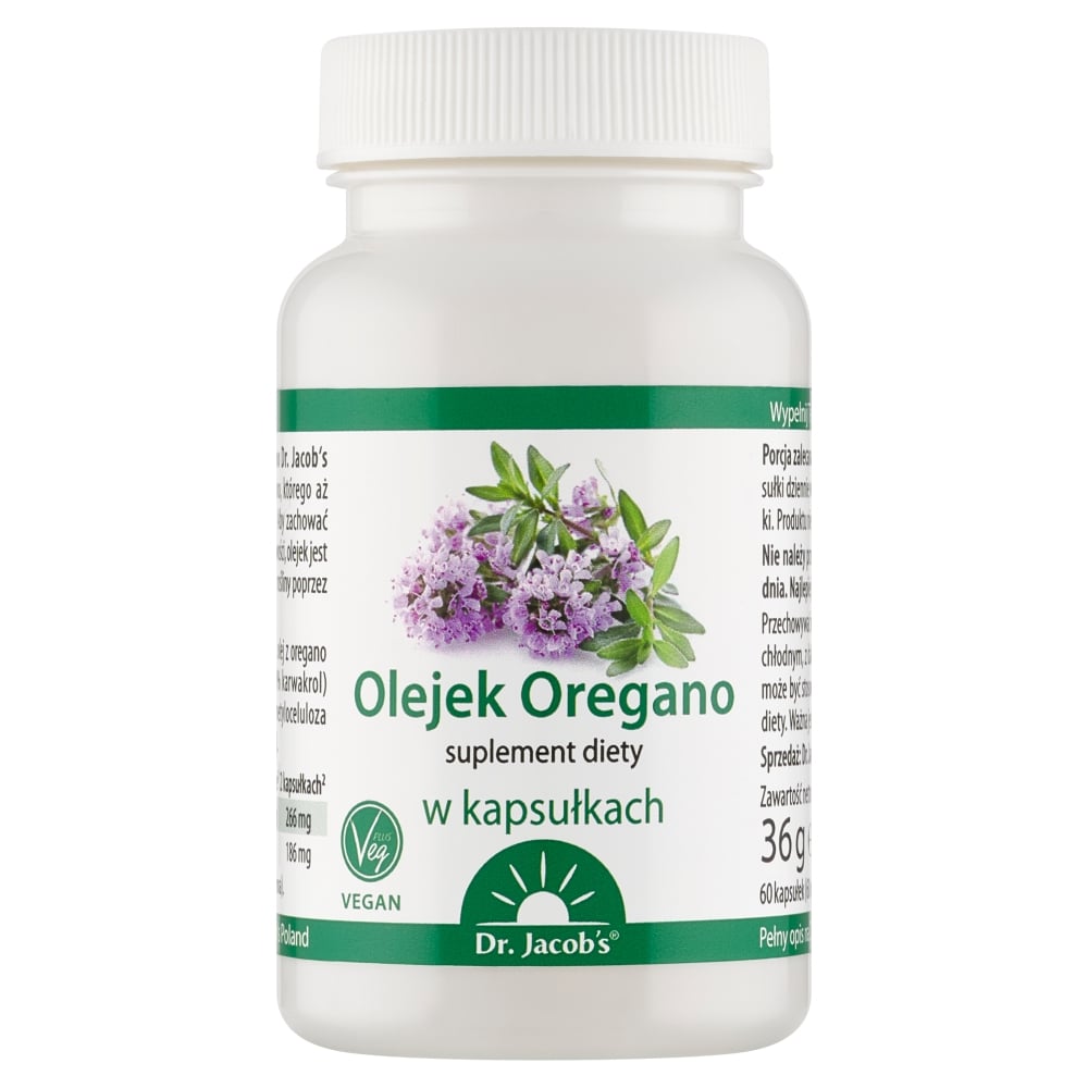 Dr. Jacobs Olejek Oregano Kapsułki, 60 szt.