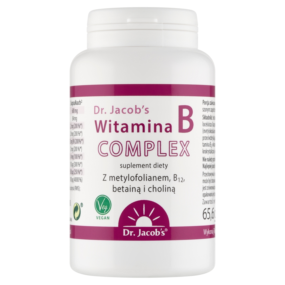 Dr. Jacobs Witamina B Complex Kapsułki, 120 szt.