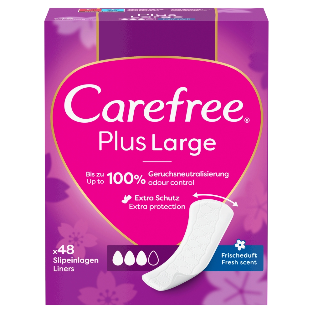 Carefree Plus Fresh Wkładki higieniczne 48 szt.