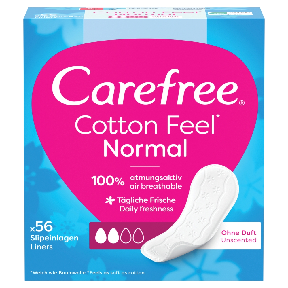 Carefree Wkładki Higieniczne Cotton Unscented
