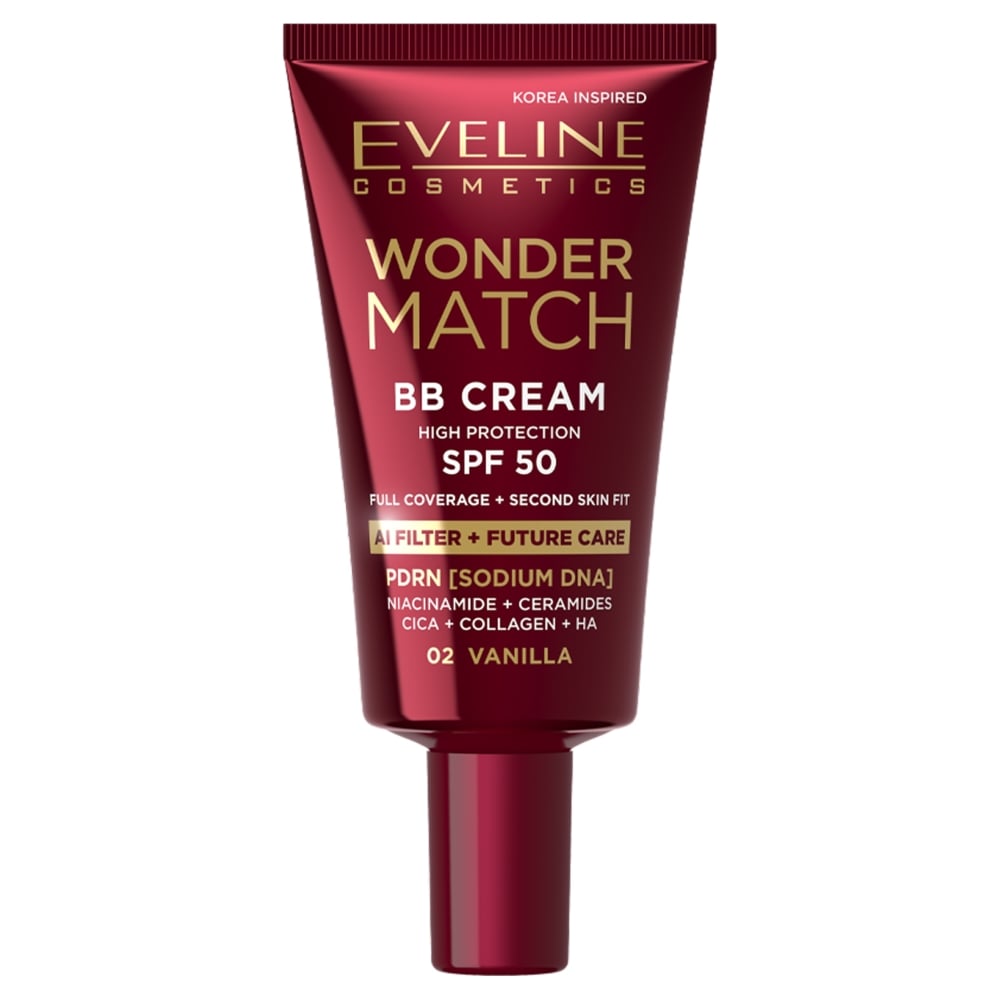 Eveline Wonder Match Krem BB SPF50 02 Vanilla