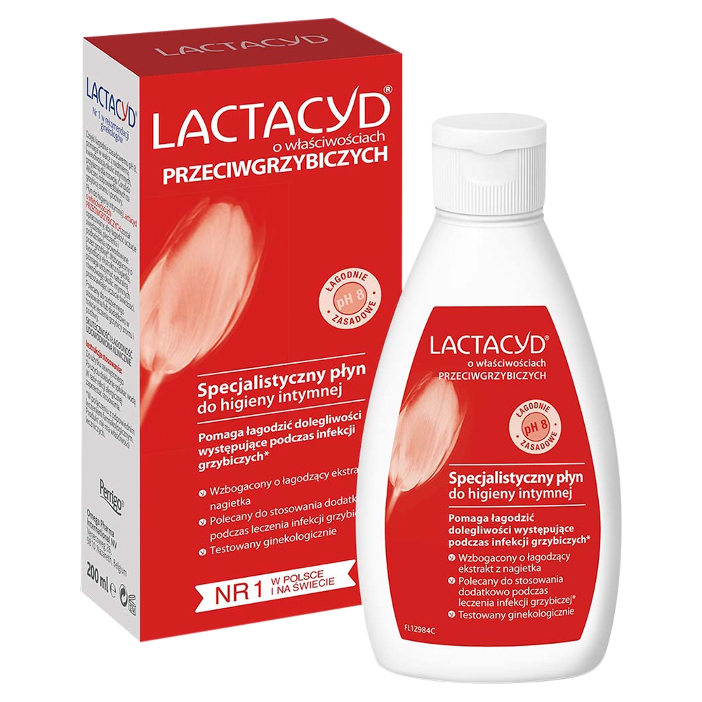 Lactacyd Płyn o właściwościach przeciwgrzybiczych, 200 ml