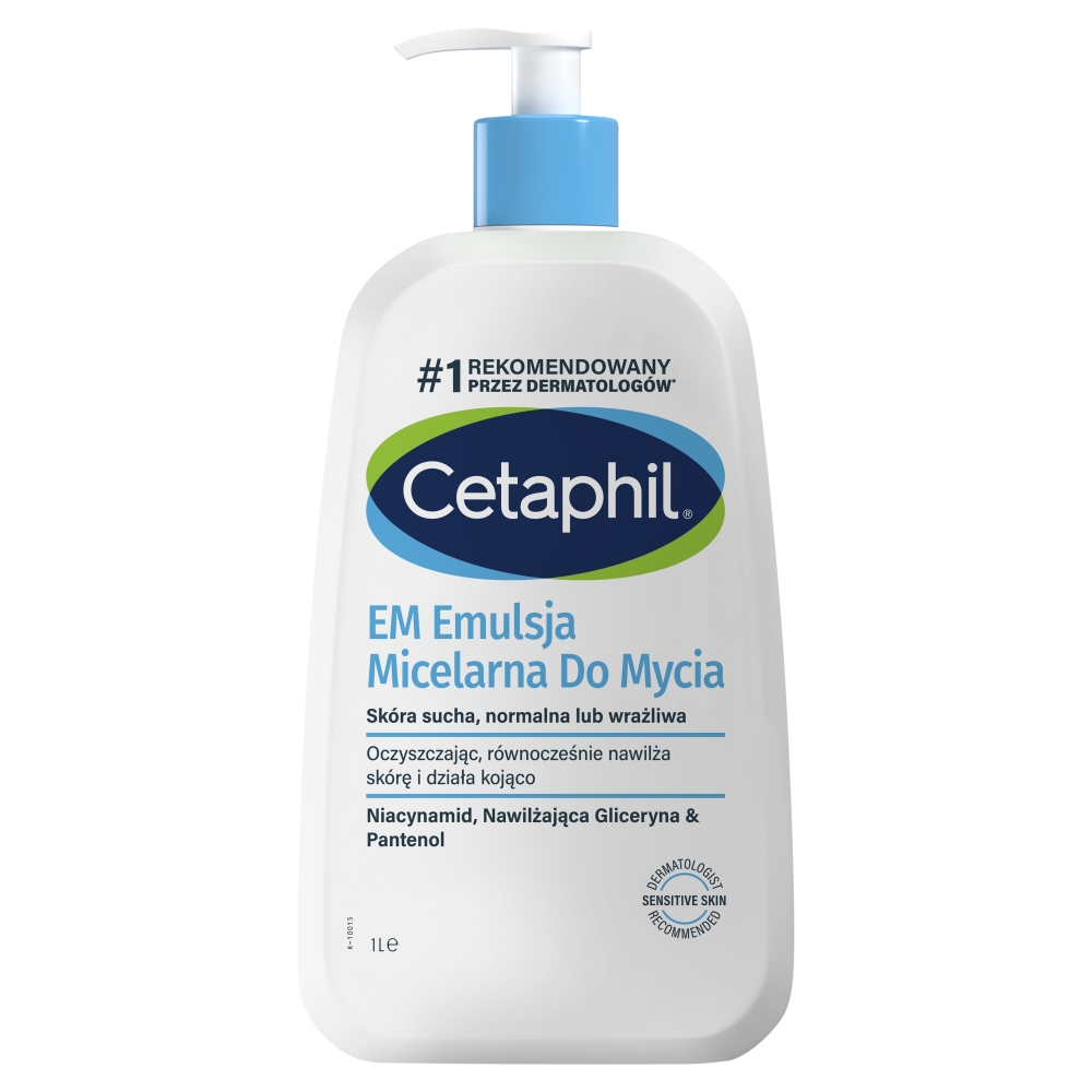 Cetaphil EM Emulsja Micelarna do mycia, 1000 ml