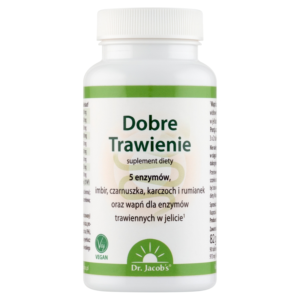 Dr. Jacobs Dobre Trawienie Tabletki, 90 szt.