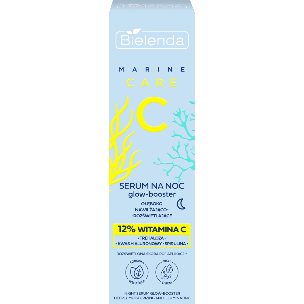 Bielenda C Marine Care Serum głęboko nawilżająco-rozświetlające na noc