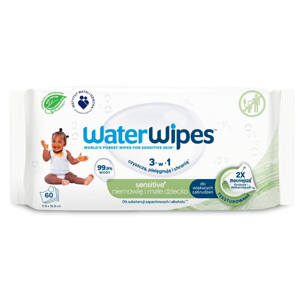 WaterWipes BIOSoapberry Chusteczki nawilżane dla niemowląt
