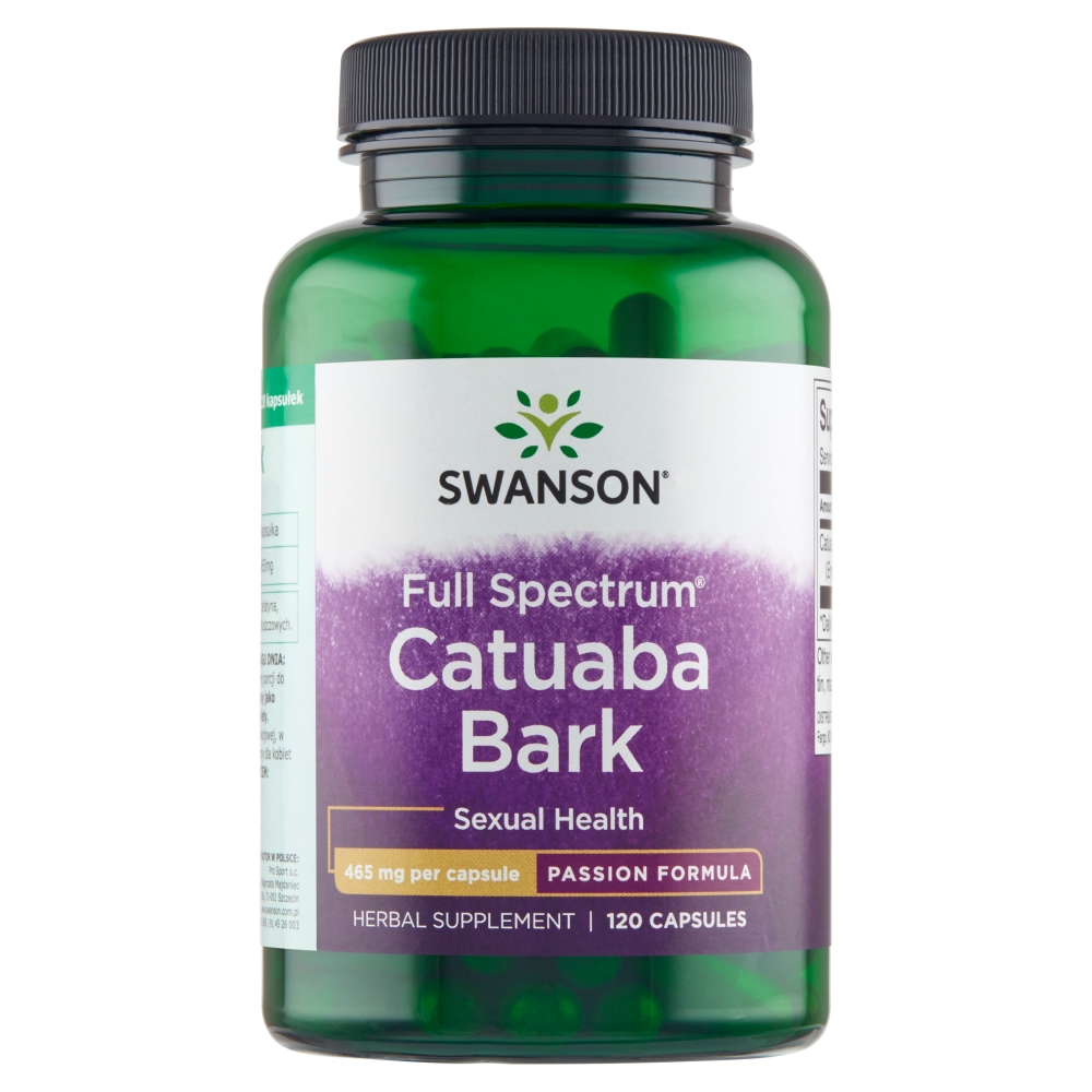 Swanson Catuaba Bark Kapsułki, 120 szt.