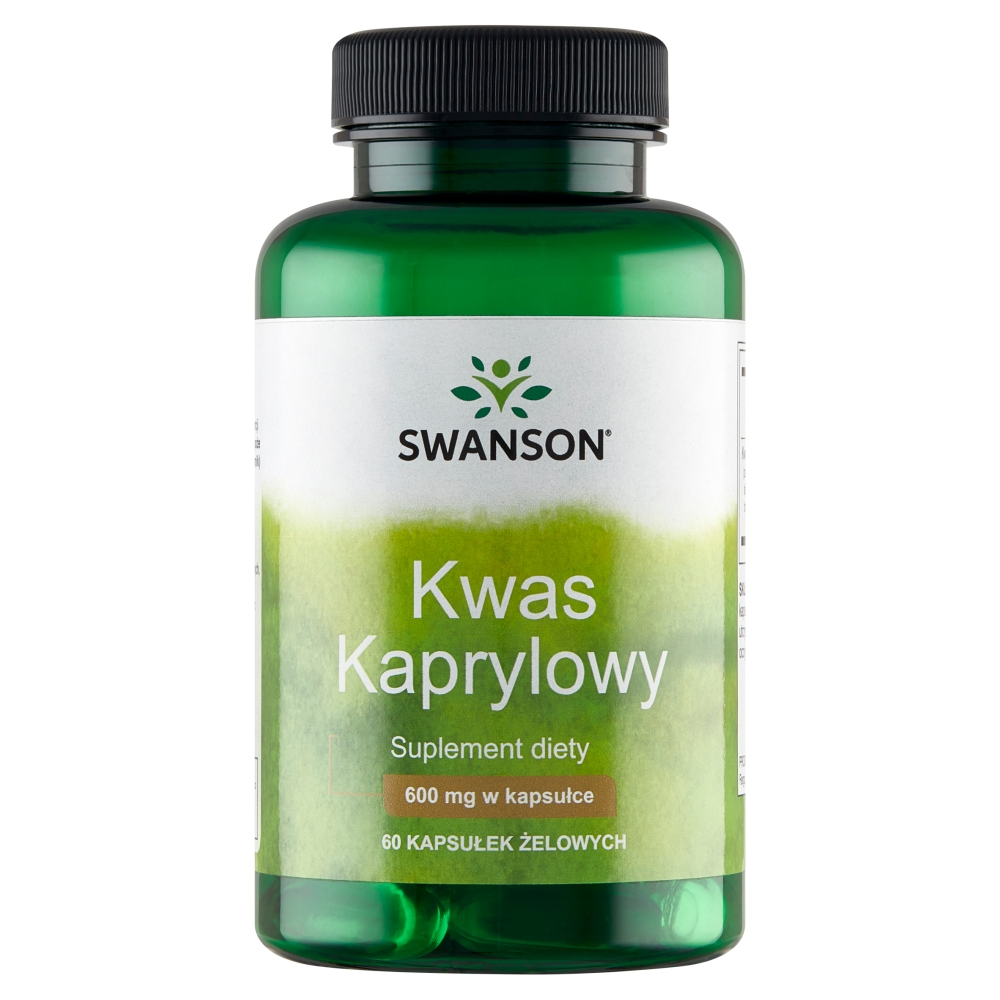 Swanson Kwas kaprylowy 600 mg Suplement diety