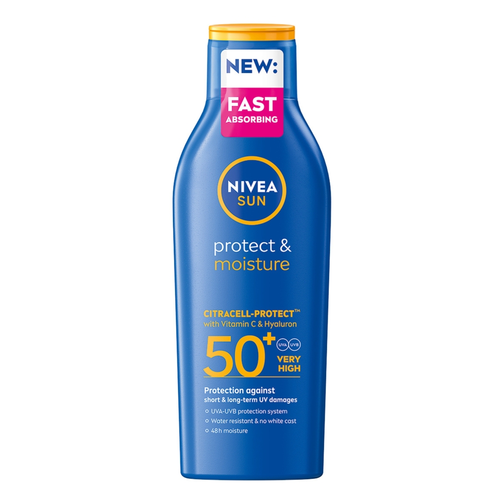 Nivea Sun Nawilżający Balsam do opalania SPF50+ 