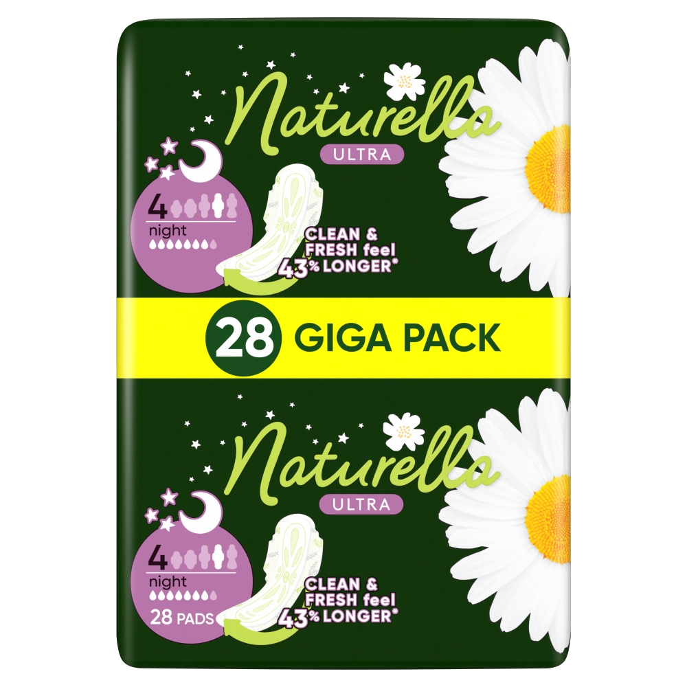 Naturella Podpaski Ultra Night Quatro, 28 szt.