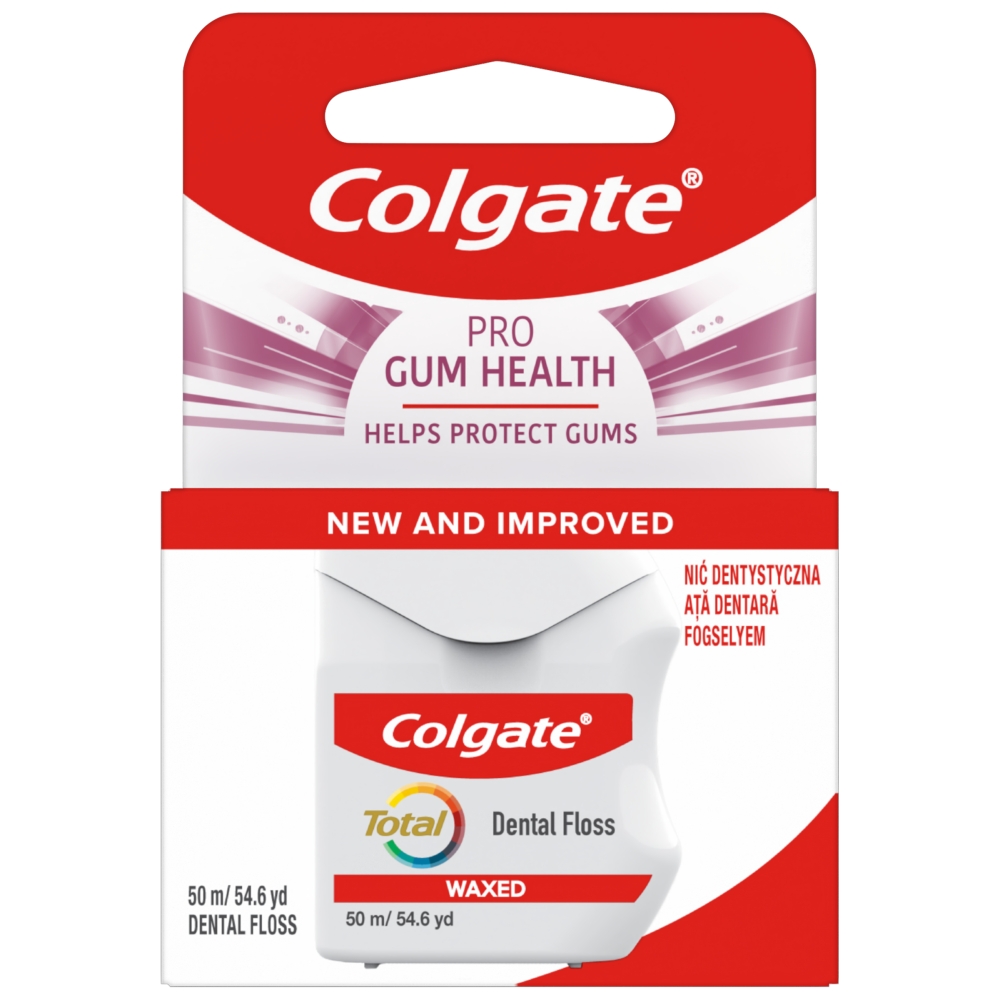 Colgate Total Pro-Gum Health, Nić dentystyczna, 50 m