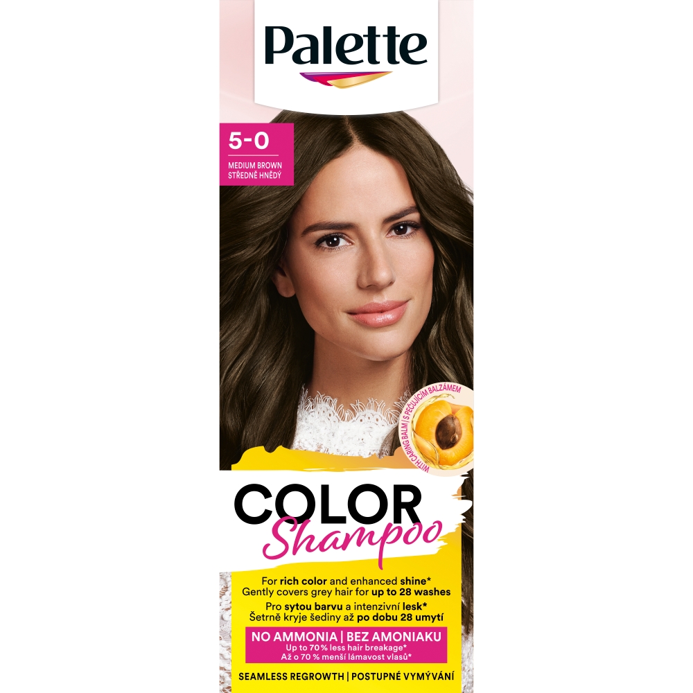 Palette Szampon koloryzujący 5-0 Średni Brąz