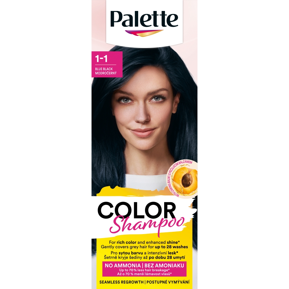 Palette Szampon koloryzujący, 1-1 Granatowa Czerń