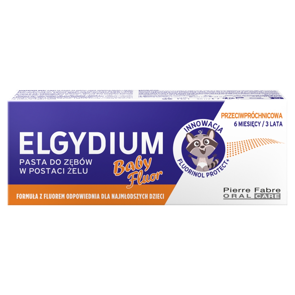 Elgydium Baby Fluor Pasta do zębów dla dzieci 6m–3 lata, 30 ml