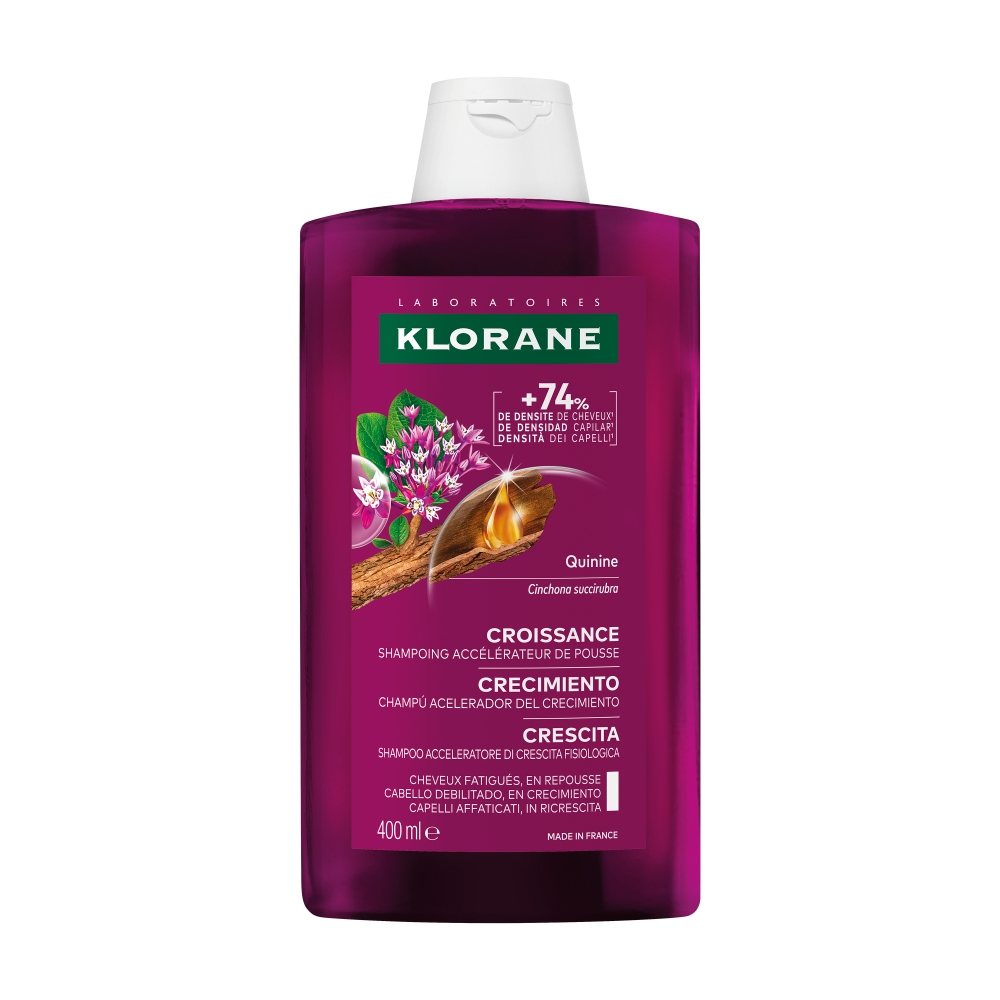 Klorane Wzrost Szampon przyspieszający wzrost włosów, 400ml
