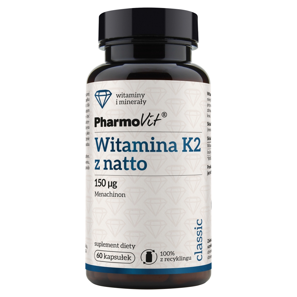 PharmoVit Classic Witamina K2 z natto 150 mcg Kapsułki