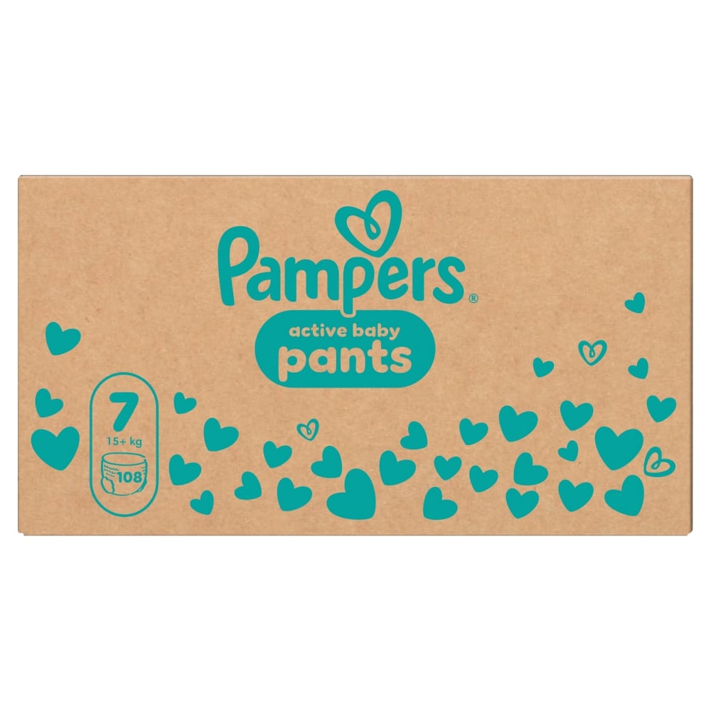 Pampers Pants Pieluchomajtki Rozm. 7 XXLarge, 108 szt.