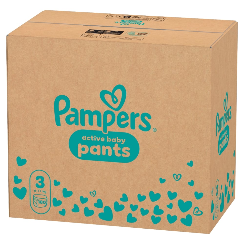 Pampers Pants Pieluchomajtki Rozm. 3 Midi, 180 szt.