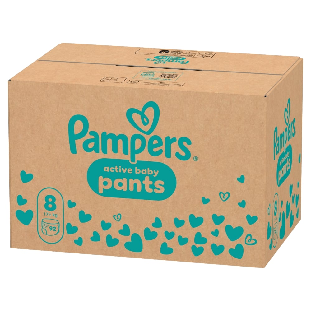 Pampers Pants Pieluchomajtki Rozm. 8 XXXLarge, 92 szt.