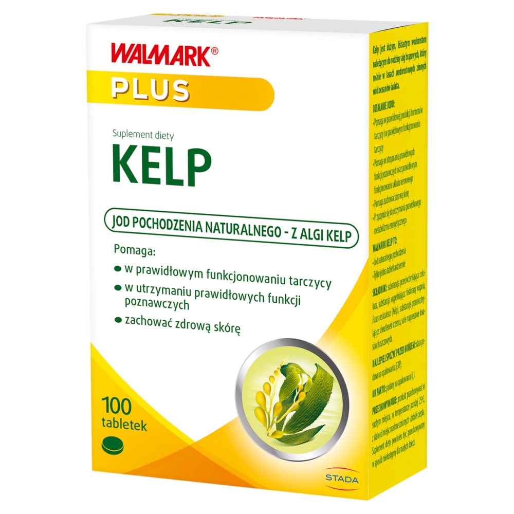 Walmark Kelp Jod 150 mcg Tabletki, 100 szt.