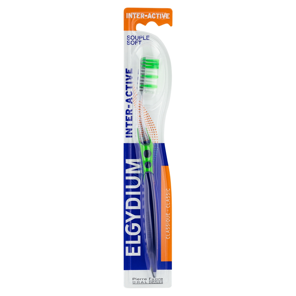 Elgydium Szczoteczka do zębów Inter Active Soft