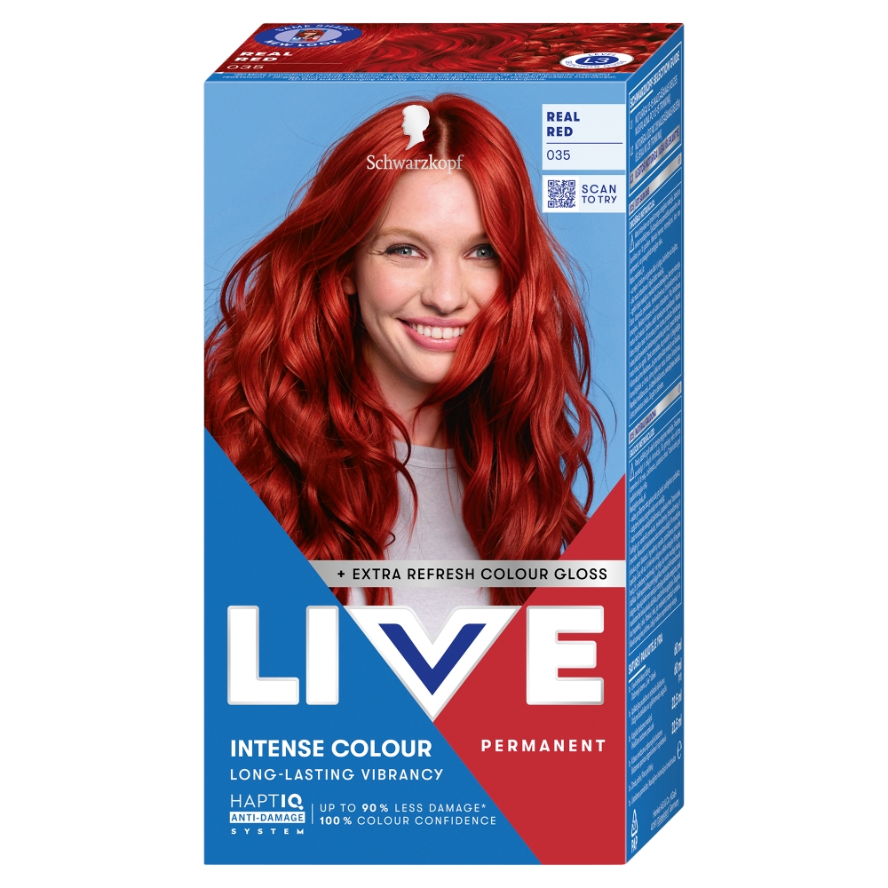 Schwarzkopf Live Farba do włosów 035 Real Red