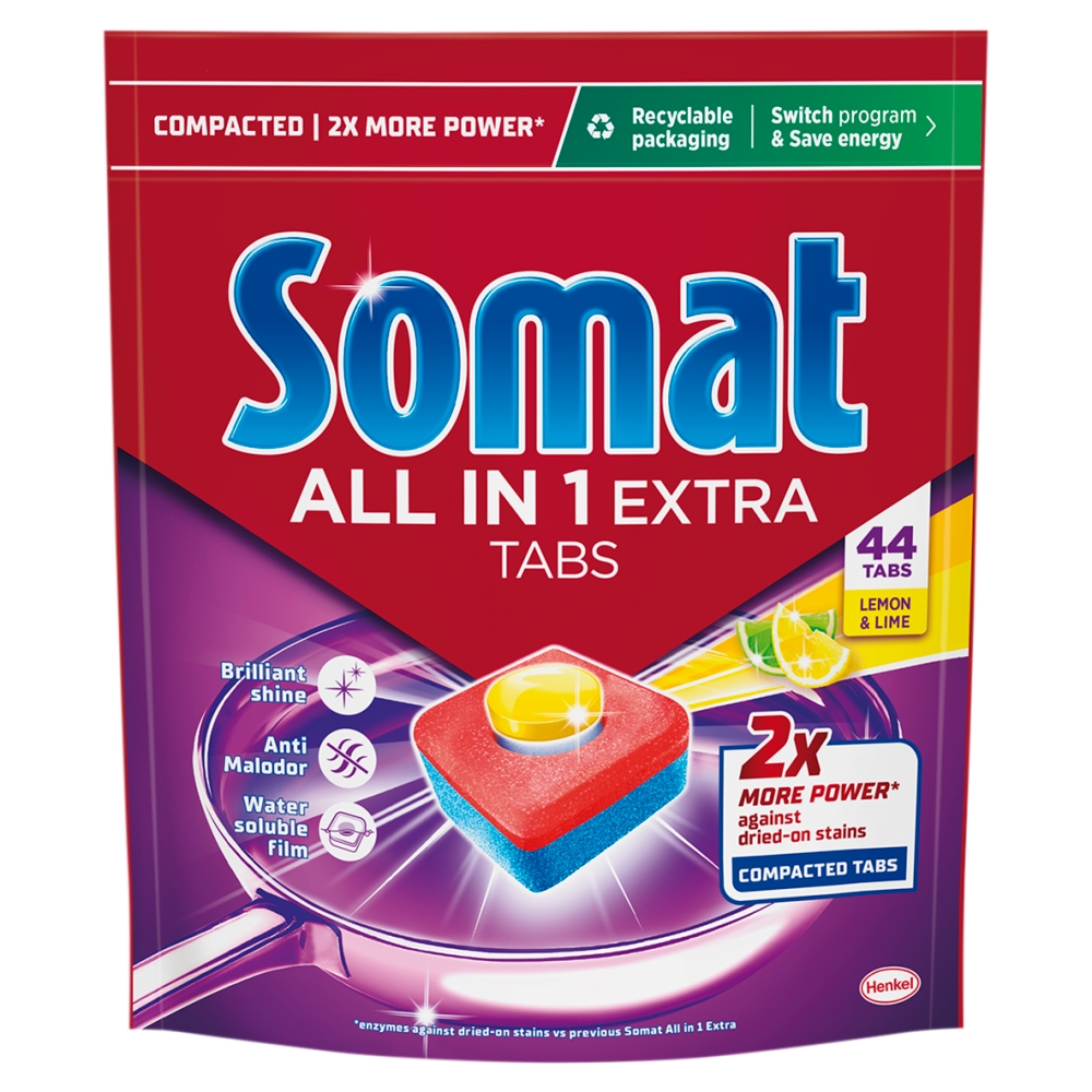 Somat All in One Tabletki do zmywarki Lemon 44 szt.