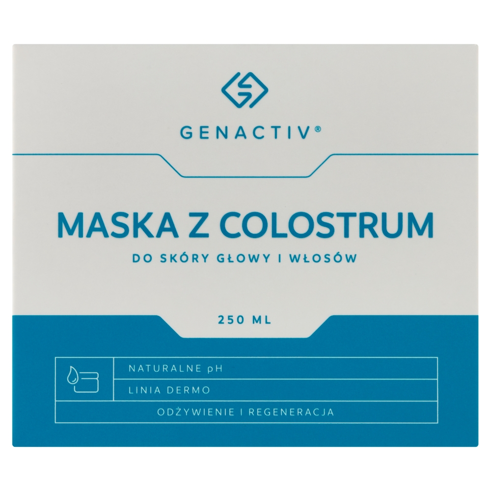 Genactiv Maska z Colostrum do skóry głowy i włosów