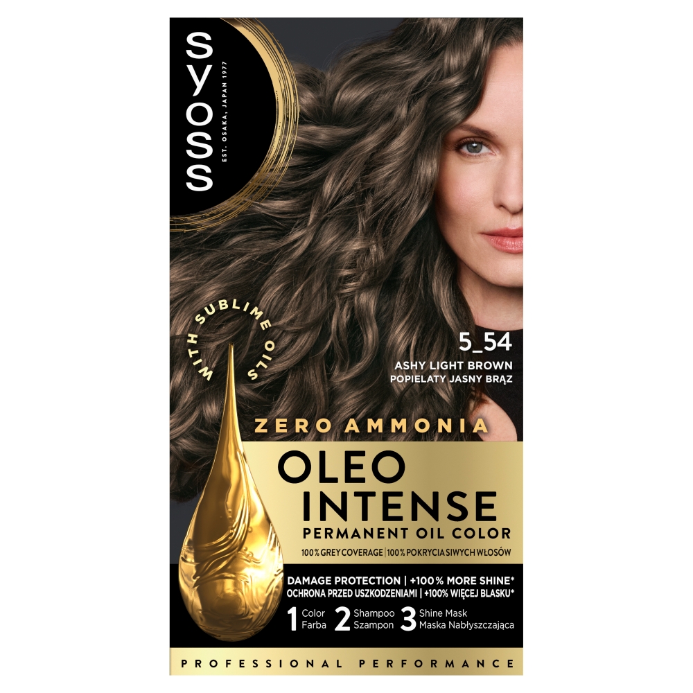 Syoss Oleo Farba do włosów 5-54 Ashy Light Brown