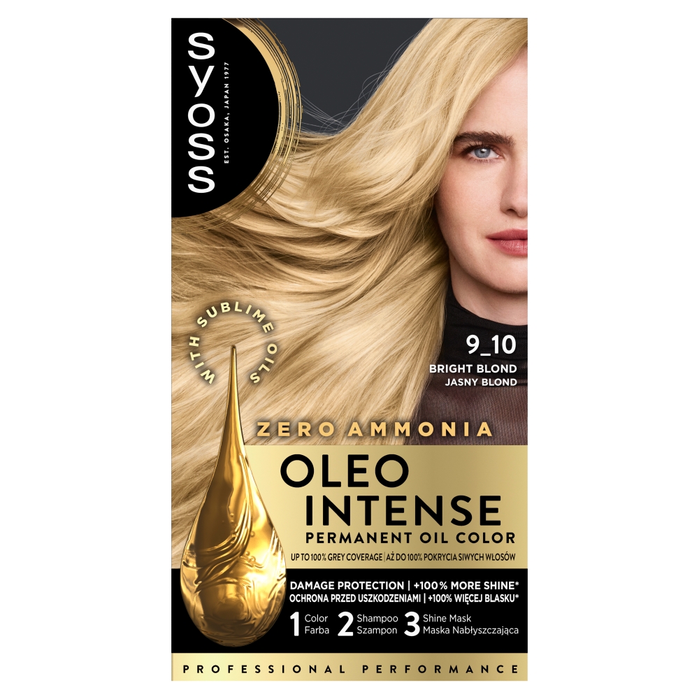 Syoss Oleo Farba do włosów 9-10 Jasny Blond