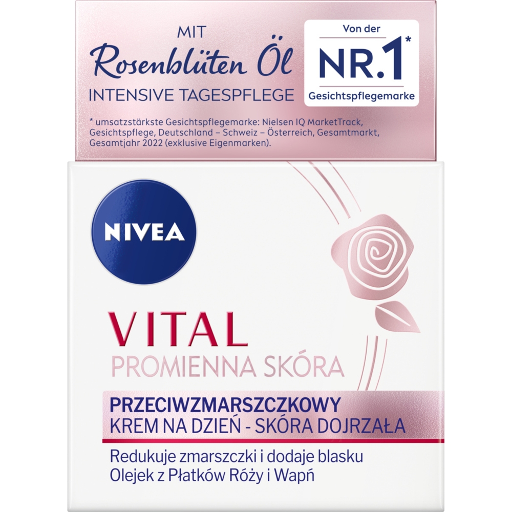 Nivea Vital Promienna Skóra Przeciwzmarszczkowy krem na dzień skóra dojrzała