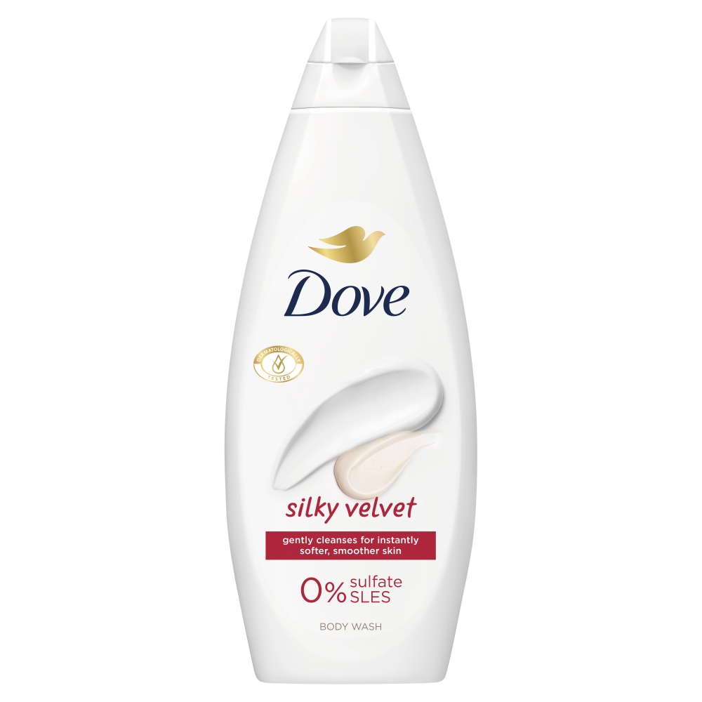 Dove Essential Care Silky Velvet - Żel pod prysznic 720 ml