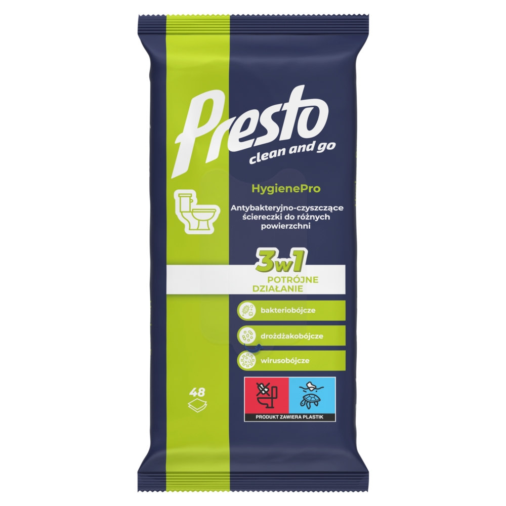 Presto Clean Ściereczki gospodarcze do toalet