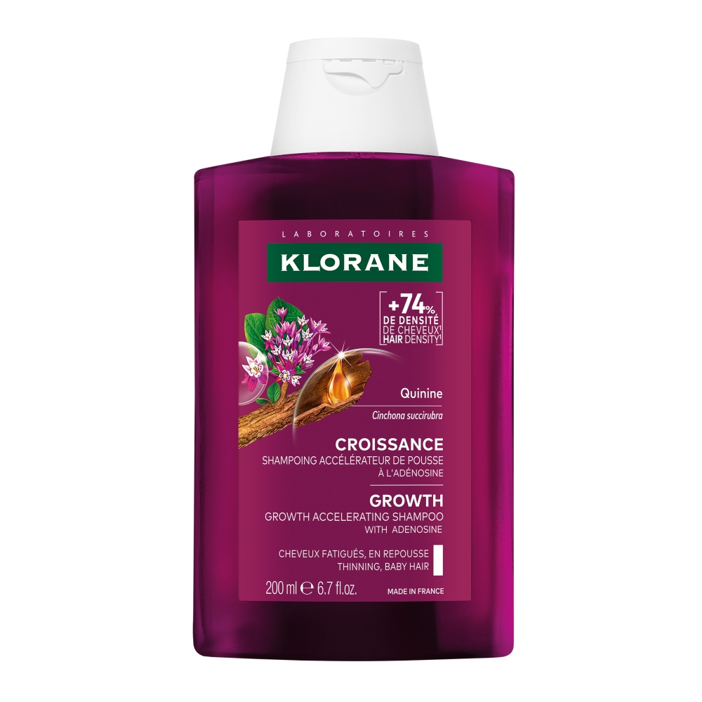 Klorane Wzrost Szampon przyspieszający wzrost włosów, 200 ml