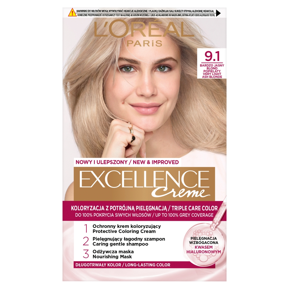 Excellence Farba do włosów 9.1