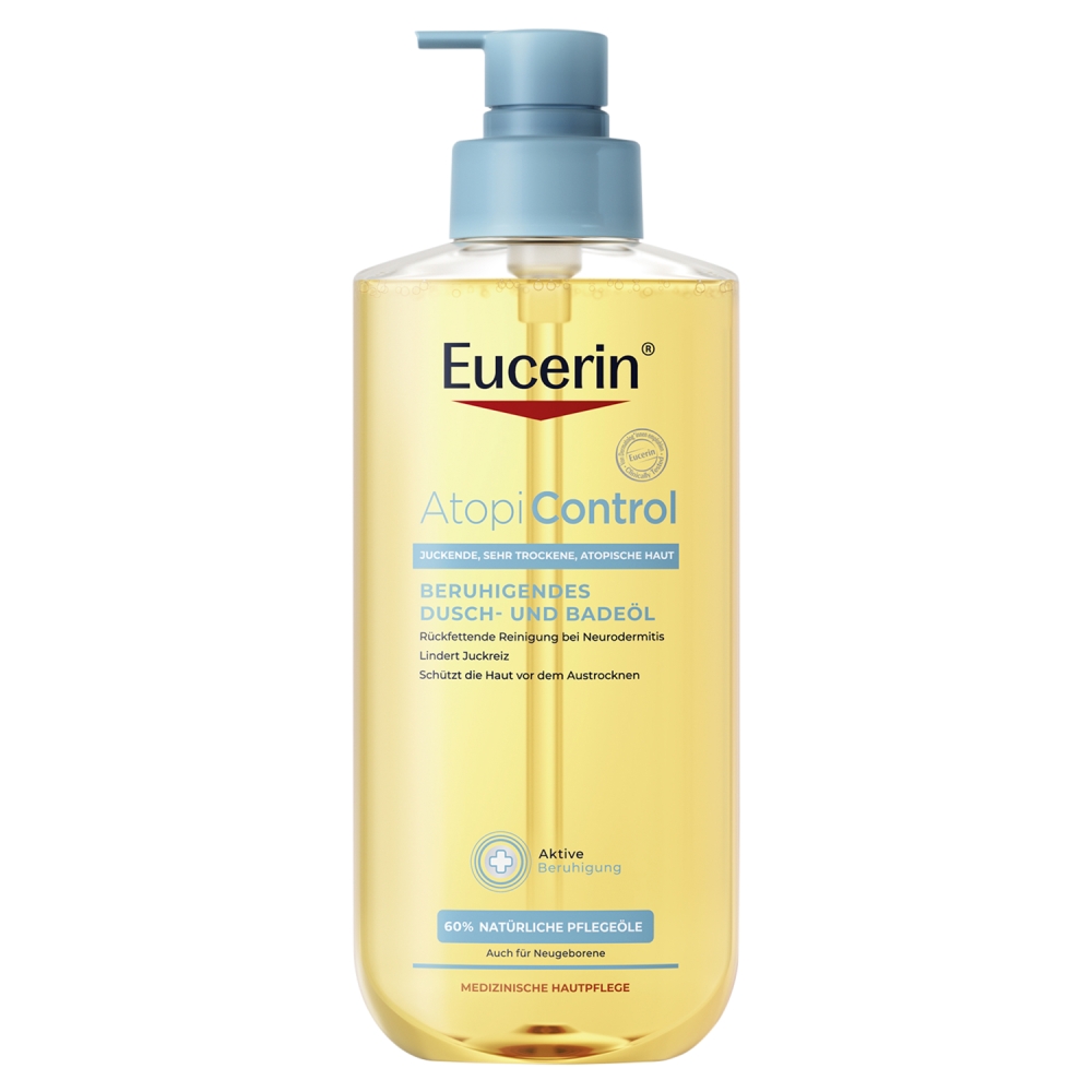 Eucerin AtopiControl Kojący olejek do ciała, 400 ml