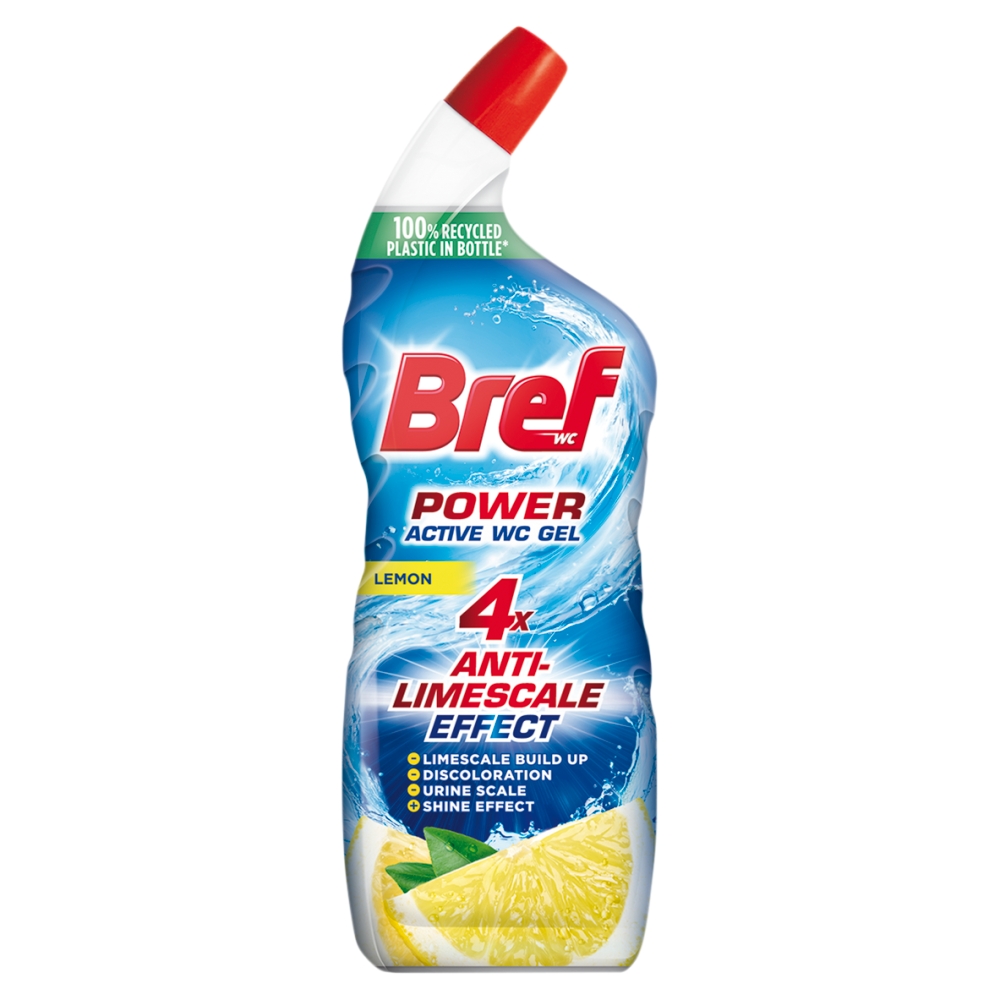 Bref Power Active WC Gel Lemon Żel do czyszczenia WC, 750 ml