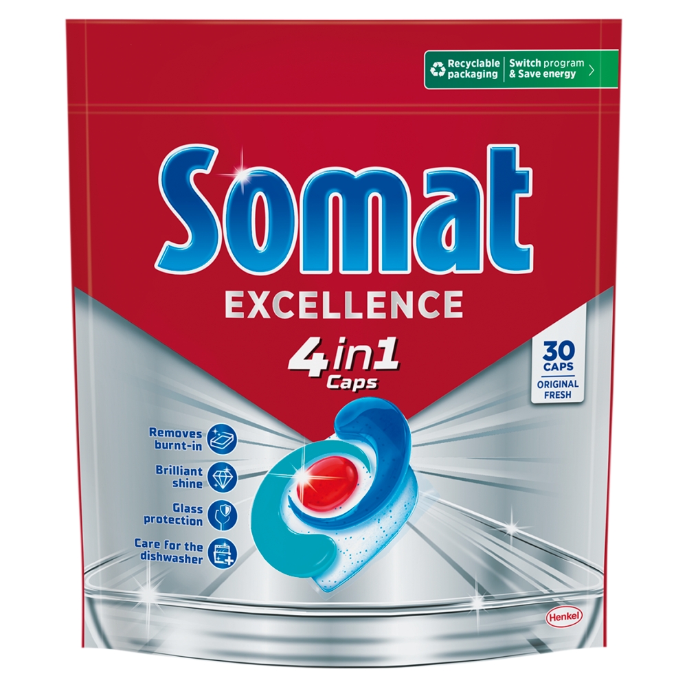 Somat Kapsułki do zmywarki Excellence 4in1 30 szt.