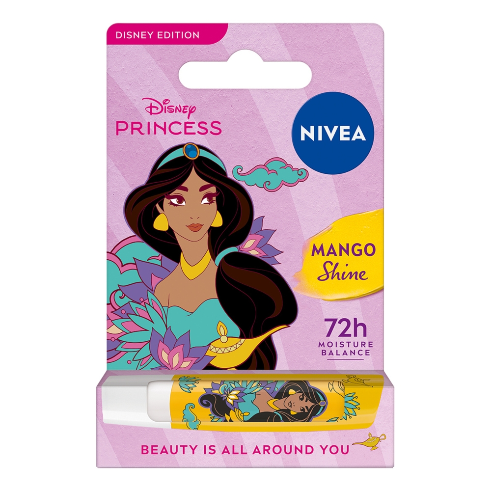 Nivea Disney Edition Pielęgnująca Pomadka do ust Tropical Mango, 4,8 g