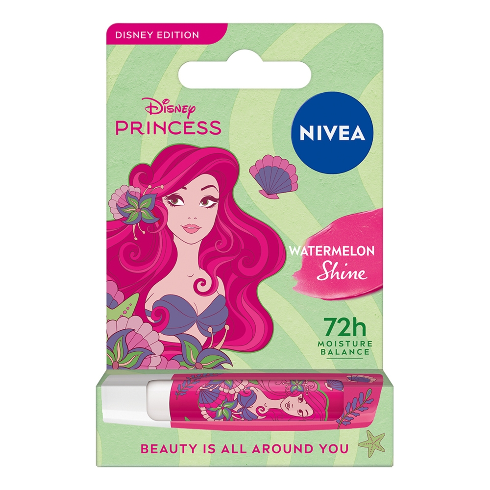 Nivea Disney Edition Pielęgnująca Pomadka do ust Watermelon Shine, 4,8 g